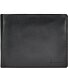  Silk Wallet RFID protection Genuine Leather 12 cm Variant schwarz