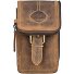  Vintage fanny pack leather 10 cm Variant save brown