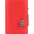 Click & Slide credit card case wallet RFID leather 6.5 cm Variant coral-silver  Click & Slide credit card case wallet RFID leather 6.5 cm Variant coral-silver