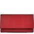  Silk Wallet RFID protection Genuine Leather 16.5 cm Variant rot.