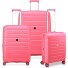  Starlight 3.0 4 wheels Suitcase set 3-piece with expansion pleat Variant coral pink