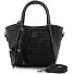  Layer Mini Bag Shoulder Bag Genuine Leather 17 cm Variant black