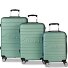  Seattle 4 wheels Suitcase set 3-piece Variant graugrün