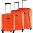 GTO 5.0 4 Roll Suitcase Set 3pcs. Variant neonorange GTO 5.0 4 Roll Suitcase Set 3pcs. Variant neonorange