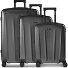  New York 4 wheels Suitcase set 3-piece Expandable Variant black