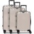  Essentials 18 2.0 4 wheels Suitcase set 3-piece Expandable Variant metallic-greige shiny