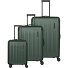  Dynamiic 4 wheels Suitcase set 3-piece with expansion pleat Variant grün