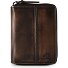  Destressed Wallet RFID protection Leather 10.5 cm Variant teak brown
