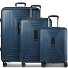  Essentials 14 4 wheels Suitcase set 3-piece Expandable Variant dark blue metallic