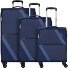  Star Max 4 wheels Suitcase set 3-piece with expansion pleat Variant navy-blue