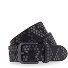  Studded belt leather Variant schwarz | 95 cm