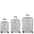  Juego 3 4 roll suitcase set 3pcs. Variant plata