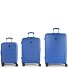  Journey 4 wheels Suitcase set 3-piece Variant blau