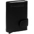  Leicester Credit card case RFID protection Leather 7 cm Variant schwarz
