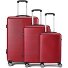  5330 4 wheels Suitcase set 3-piece Variant granatrot