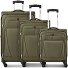  Beaumont 4 wheels Suitcase set 3-piece with expansion pleat Variant olive