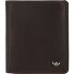  Polo Wallet RFID protection Genuine Leather 8.5 cm Variant dunkelbraun