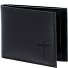  Leather Wallet RFID protection Genuine Leather 11 cm Variant schwarz-freedom cross