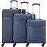  Jazz 4.0 4 wheels Suitcase set 3-piece with expansion pleat Variant nachtblau