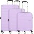  High Turn 4 wheels Suitcase set 3-piece Variant matt lavender