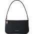  Bologna Leather Clutch Shoulder Bag, Leather, 22 cm Variant black