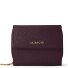  Bologna Leather Zip-Around Wallet, Leather, 12 cm Variant burgundy