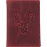  Vintage Hirsch Identity card case Leather 12.5 cm Variant rusty red