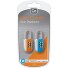  Combination lock set 2 pcs. Variant orange-blue