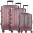 Galatea 4 roll suitcase set 3pcs. Variant rot  Galatea 4 roll suitcase set 3pcs. Variant rot