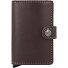  Miniwallet Credit card case RFID protection Genuine Leather 6.5 cm Variant chocolate