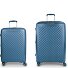  Queens 4 wheels Suitcase set 2-piece with expansion pleat Variant azul