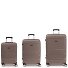  Midori 4 Roll Suitcase Set 3pcs. Variant stone