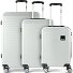  Voyage 4 wheels Suitcase set 3-piece Variant silber