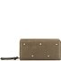  The Beaded One Wallet Genuine Leather 19 cm Variant greyish khaki