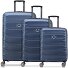  Meteor 4 wheels Suitcase set 3-piece with expansion pleat Variant blue