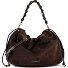  Morgana Shoulder Bag Genuine Leather 46 cm Variant moka
