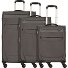  Denver 4 wheels Suitcase set 3-piece Variant dunkelgrau