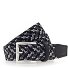 Luca braided belt Variant schwarz grau | 95 cm Luca braided belt Variant schwarz grau | 95 cm