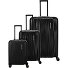  Barbara Novelty 4 wheels Suitcase set 3-piece with expansion pleat Variant black