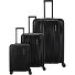 Barbara 4 wheels Suitcase set 3-piece with expansion pleat Variant black Barbara 4 wheels Suitcase set 3-piece with expansion pleat Variant black