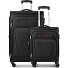  Beaumont 4-wheel Suitcase Set (S+L) expandable gusset Variant black