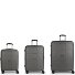  Montreal 4 wheels Suitcase set 3-piece with expansion pleat Variant gris