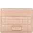  Evelyn credit card case leather 10.5 cm Variant milk tea