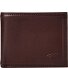  Wood Wallet RFID protection Genuine Leather 10.5 cm Variant brown