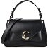  C-Me Shoulder Bag Genuine Leather 23.5 cm Variant noir