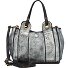 Hasni Mini Bag Handbag Leather 17 cm Variant piombo+t-grigio Hasni Mini Bag Handbag Leather 17 cm Variant piombo+t-grigio
