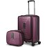  Essentials 14 suitcase set 2 pcs. cabin trolley with stretch fold + beauty case Variant aubergine metallic