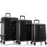  Black Camo 4 wheels Suitcase set 3-piece with expansion pleat Variant black leopard