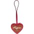  Fashion bag tag leather 8 cm Variant orchid pink