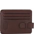  Authentic credit card case leather 10.5 cm Variant cafe